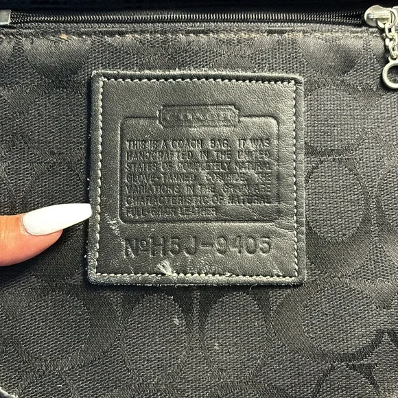 Coach Black Backpack Sleek Minimalist Design - Picture 6 of 14